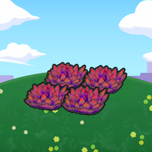 Elevated red tall grass