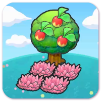 Tree-shaded pink tall grass