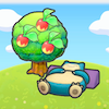 Tree-shaded snoozing Snorlax