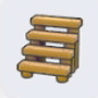 Wooden steps